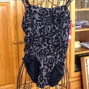 SPANX Swim Cheetah Print swimsuit NWT